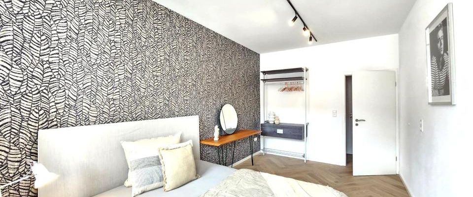 Exklusive 2-Zimmer Wohnung vollständig möbliert monatlich anmietbar - Foto 1