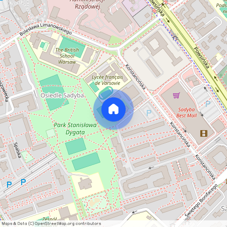 ul. Konstancińska, Sadyba, Mokotów, Warszawa, mazowieckie