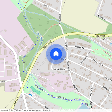Na Fabiáně, Říčany, okres Praha-východ