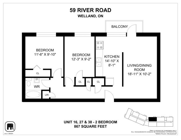 Riverview Towers — Apartment - 2 Bedroom - Photo 1