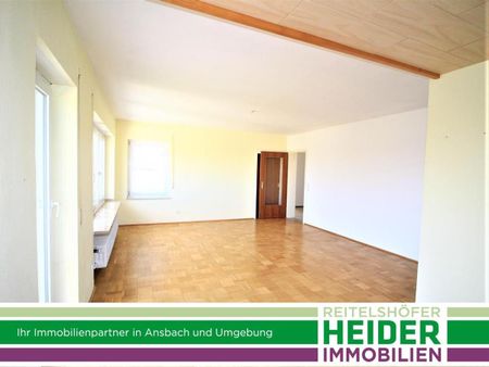 4 Zi-Wohnung am nordöstlichen Stadtrand von Ansbach - Foto 2