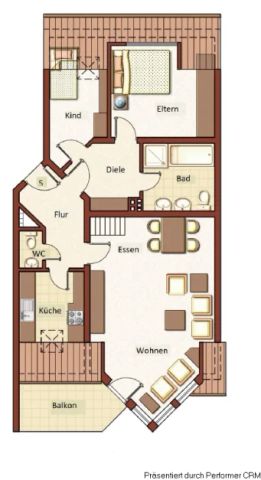 Attraktive Dachgeschosswohnung mit großem Spitzboden - Photo 3