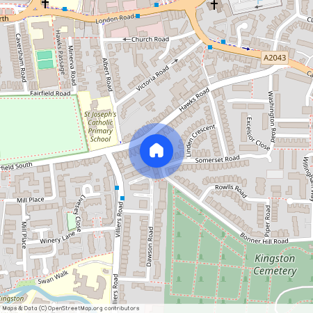 Bonner Hill Rd, Kingston upon Thames KT1 3EP