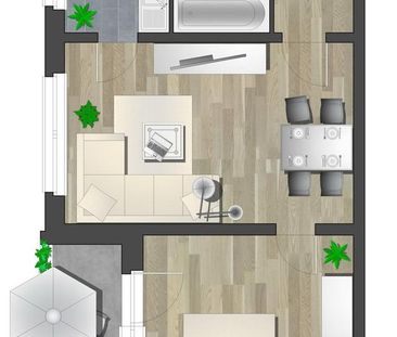 Balkonwohnung - neu saniert - Juni 2026 verfügbar - Photo 5