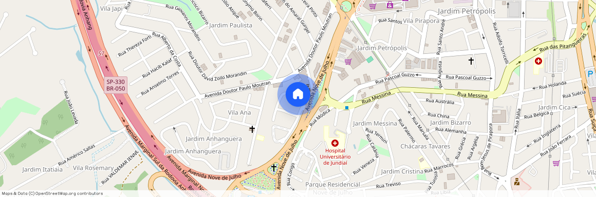 Avenida Nove de Julho, 3730 - Terminal Rodoviário - Jardim Paulista I, Jundiaí, São Paulo, 13208056