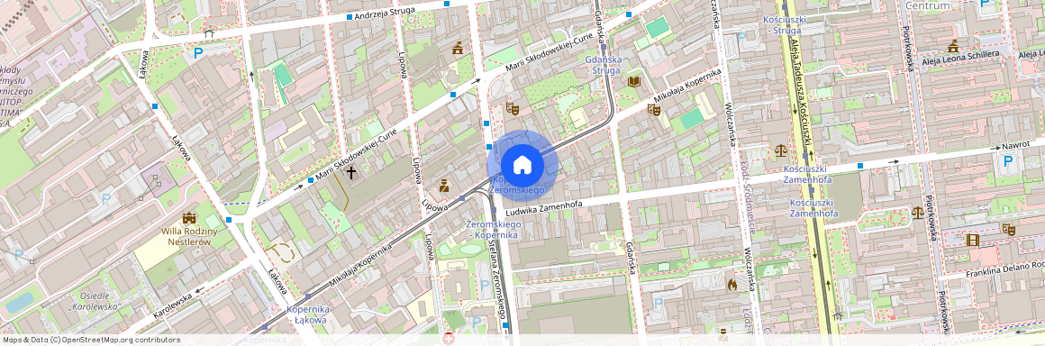 ul. Mikołaja Kopernika, Stare Polesie, Polesie, Łódź, łódzkie