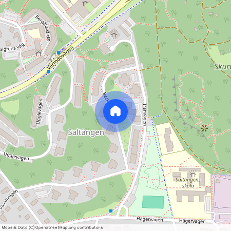 Beckasinvägen, Nacka