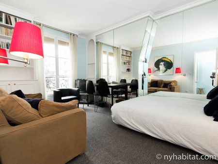 Logement à Paris, Location meublée - Studio T1 - Place de la République, Canal Saint Martin - Gare du Nord - Gare de l'Est (PA-1311) - Photo 4