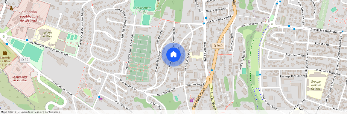 Rue de la Solitude, Quartier, 76310, Sainte Adresse