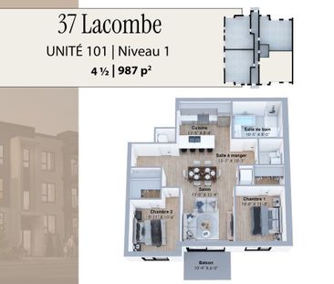 Nouveau projet ! 37-39 boul Lacombe, Repentigny - 4 ½ – 945 pi2 à 1... - Photo 4