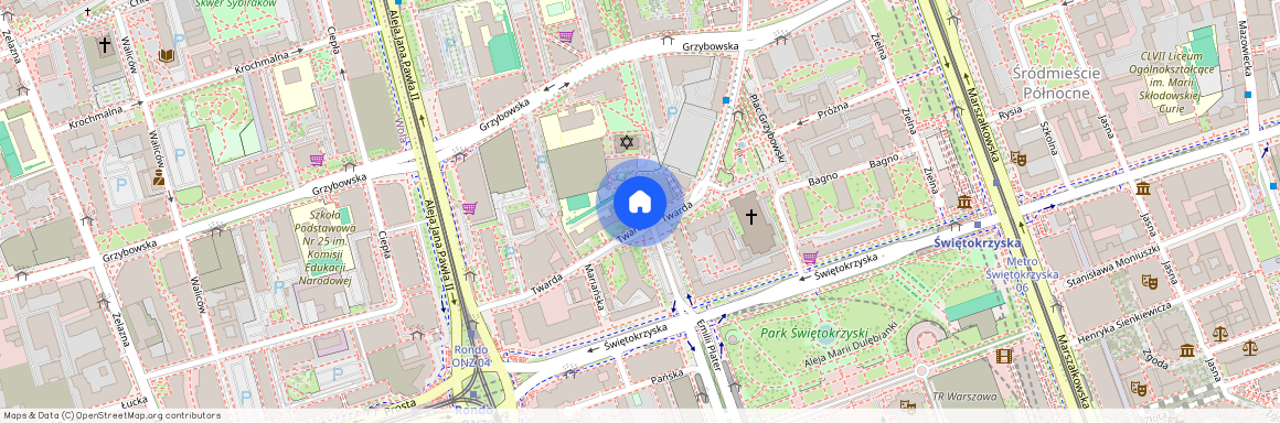 ul. Twarda, Śródmieście Północne, Śródmieście, Warszawa, mazowieckie