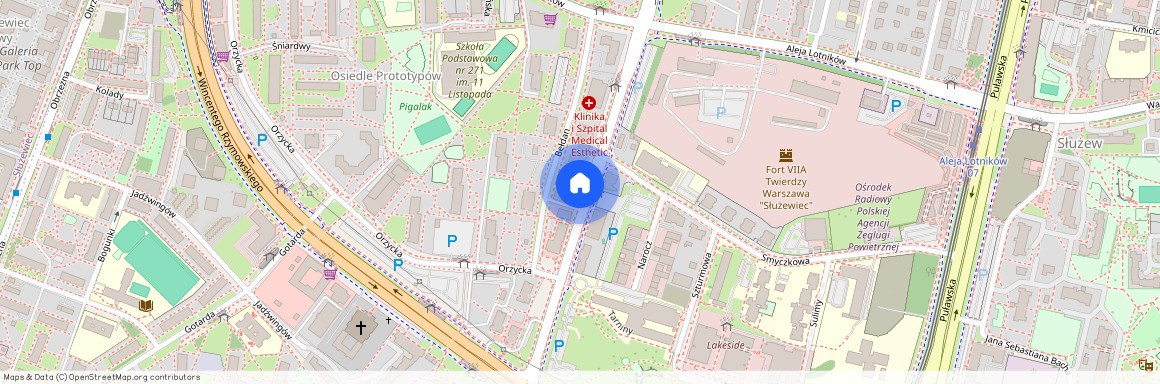 Górny Mokotów, Mokotów, M., Modzelewskiego, Warszawa