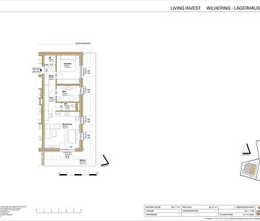 Energieeffiziente 2-Zimmer-Mietwohnung & riesiger Balkonfläche in Wilhering/Pasching/Leonding - TOP A02 - Foto 1