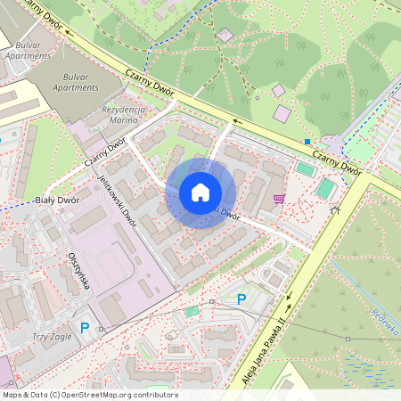 ul. Jelitkowski Dwór, Przymorze Wielkie, Gdańsk, pomorskie