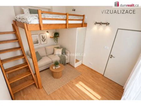 Světlý byt 1+1 s patrem na spaní, 25 m - Photo 3