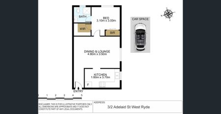 Modern & Fully Furnished One-Bedroom Apartment – Steps from West Ryde Train Station - Photo 4