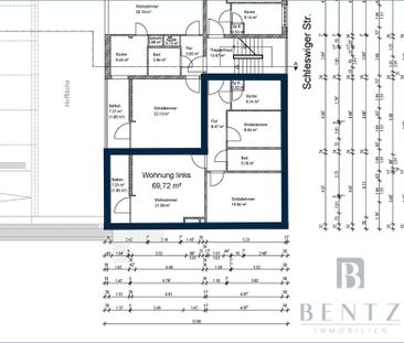 3 Zimmer Wohnung mit Balkon in der Innenstadt - Foto 1