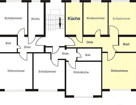 WG-geeignete 3-Zimmer-Wohnung, ca. 64,77m² Nähe Westpark zu vermieten! - Photo 1