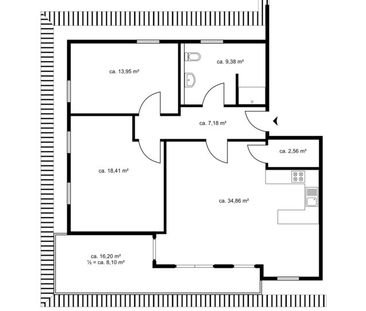 Erstbezug, lichtdurchflutete 3-Zimmer-Neubauwohnung mit Dachterrass... - Photo 6