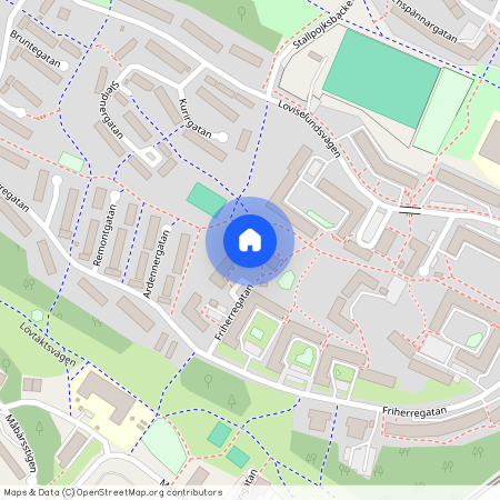 Hässelby strand, Stockholm, Friherregatan 96