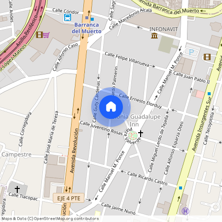 Ricardo Palmerín, Colonia Guadalupe Inn, C.P. 01020, Df / Cdmx