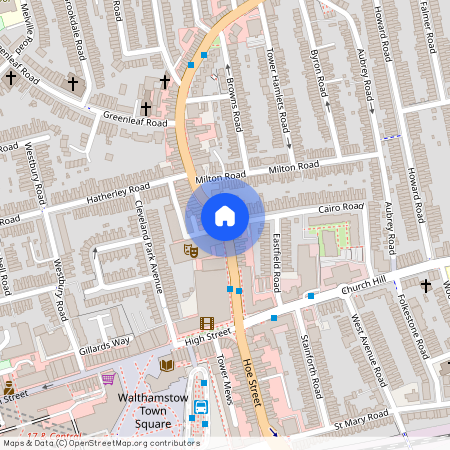 De Vere Court, Hoe Street, Waltham Forest, E17