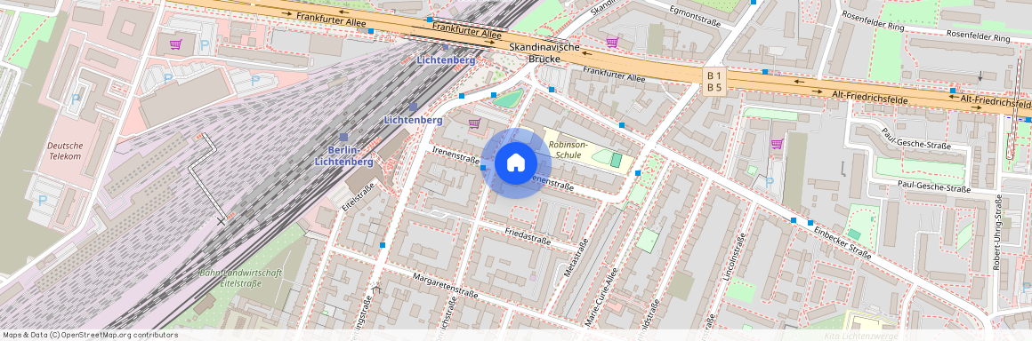 Irenenstraße, 10317 Berlin - Lichtenberg