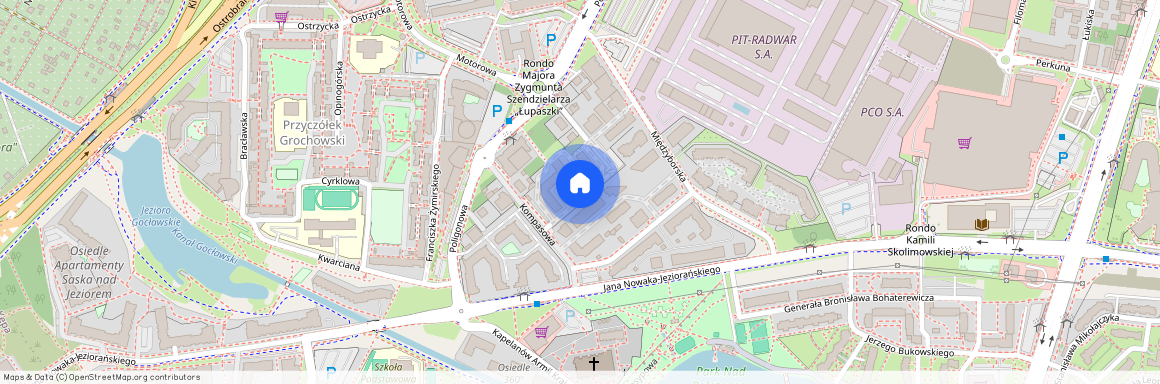 ul. Kompasowa, Gocław, Praga-Południe, Warszawa, mazowieckie