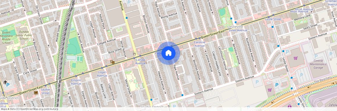 86 Pape Avenue, Toronto, Toronto, Toronto, M4M 1K2