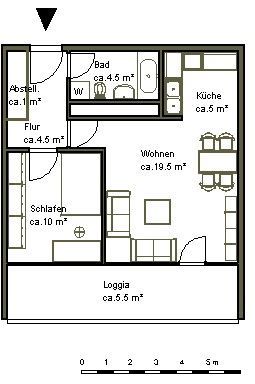 Auf gute Nachbarschaft: 2-Zimmer-Wohnung - Photo 1