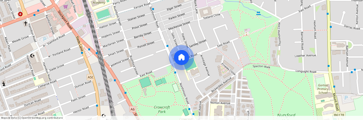 East Road, Longsight M12