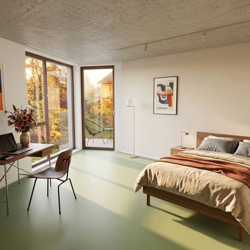1.5 Zimmer, 48 m², 3. Stock - Foto 1