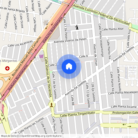 Calle 13 B de Eje Satélite, Habit. Viveros del Valle, 54060 Tlalnepantla, MEX, Mexico