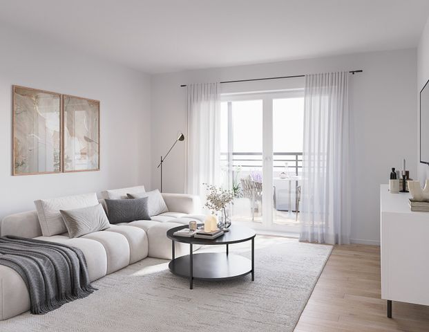 Mietwohnung in Erlangen - Erstbezug nach Kernsanierung - Moderne 2-Zimmer-Wohnung mit Balkon und Aufzug - Foto 1