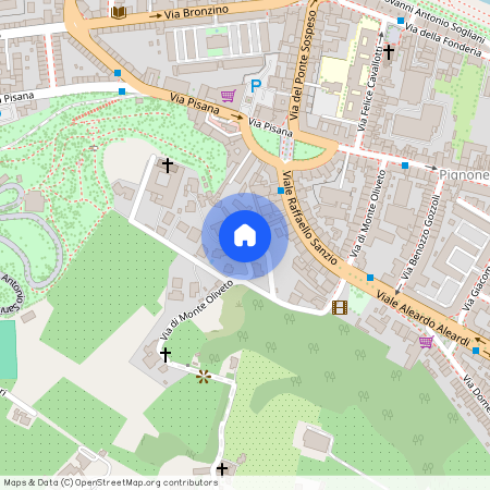 Via di Monte Oliveto, Isolotto-Legnaia, Firenze, Firenze, 50124, Toscana