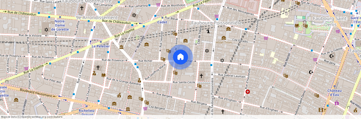 24 Rue Richer, 75009 Paris, France