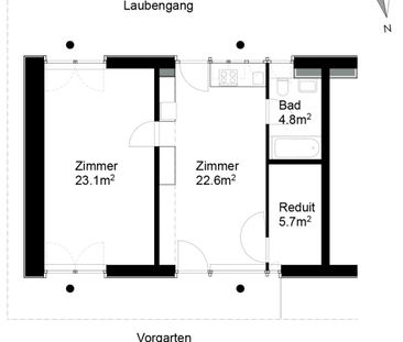 Rent a 2 rooms apartment in Schlieren - Foto 5