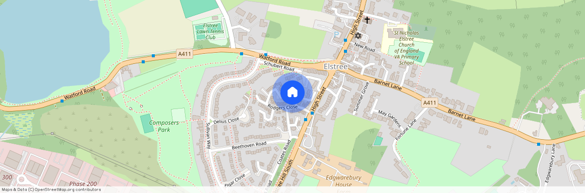 Britten Close, Elstree, Borehamwood