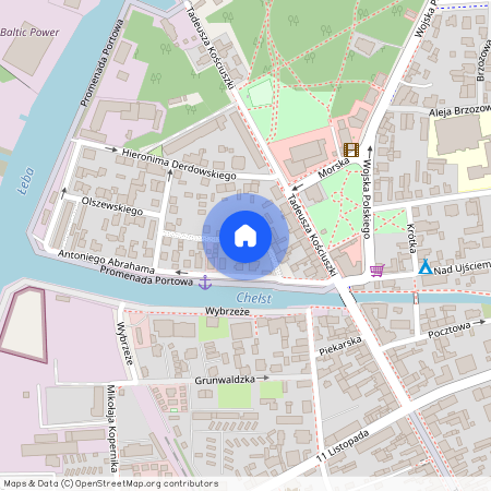 ul. Zygmunta Wróblewskiego, Łeba, lęborski, pomorskie