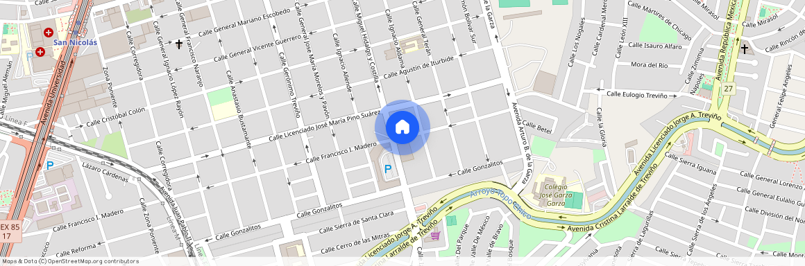 Calle Francisco I. Madero, Centro, San Nicolás de los Garza, Nuevo León, 66400, México
