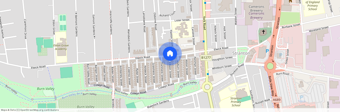 Ellison Street, Elwick Road, TS26