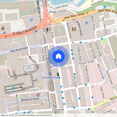 Fawcett Street, City Centre, Sunderland, SR1