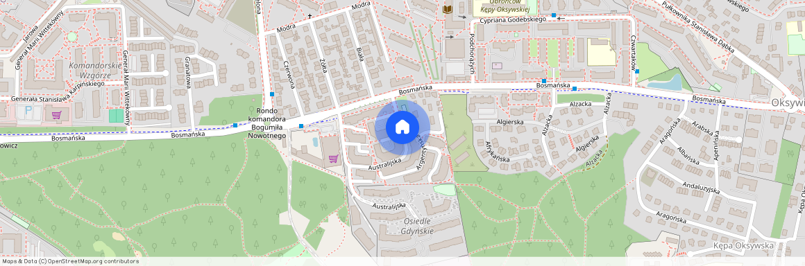 ul. Australijska, Oksywie, Gdynia, pomorskie