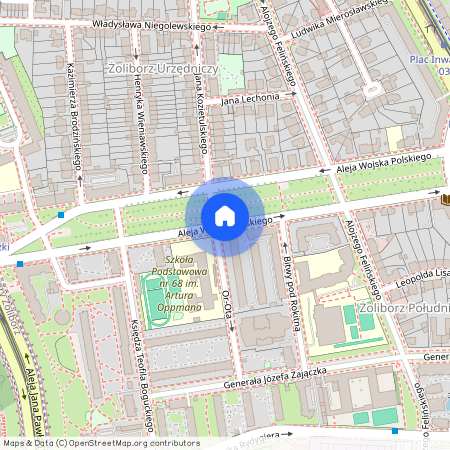 al. Aleja Wojska Polskiego, Stary Żoliborz, Żoliborz, Warszawa, mazowieckie