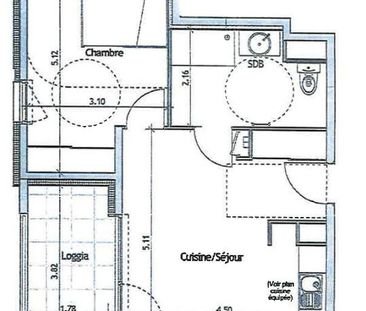 Location appartement 2 pièces, 42.82m², Nîmes - Photo 6