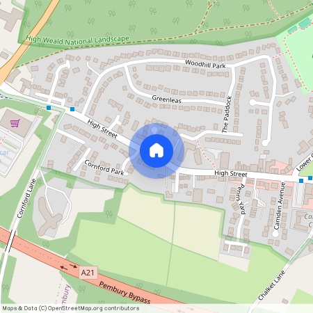 High Street, Pembury, Tunbridge Wells, Kent, TN2