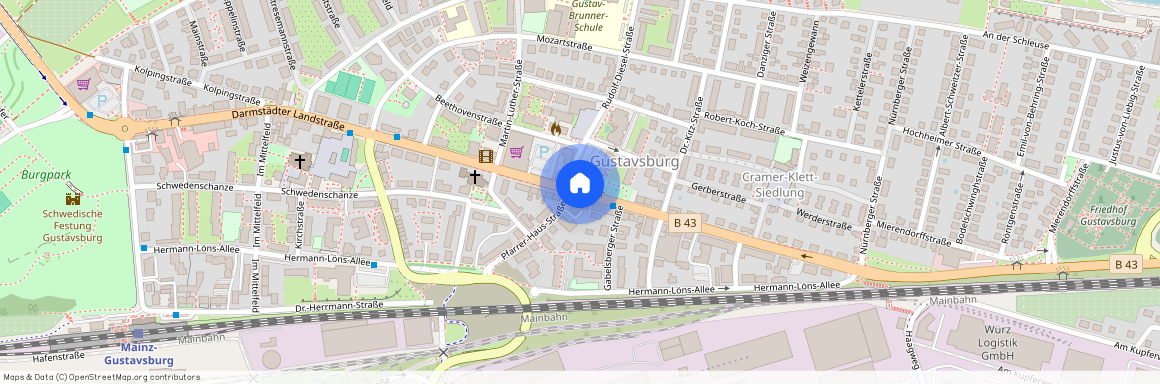 Darmstädter Landstraße, 65462, Darmstädter Landstraße    Ginsheim-Gustavsburg