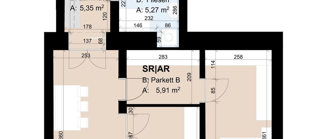 Geförderte Altbauwohnung mit 3 Zimmern - Photo 1