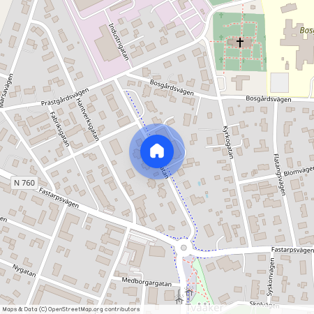 Järnvägsgatan, Tvååker