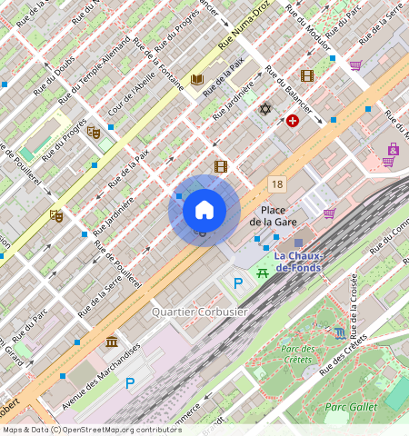 Avenue Léopold-Robert ** - Entrée nord, 2300, La Chaux-De-Fonds